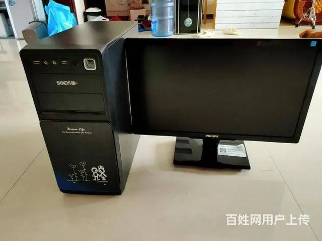 电脑主机和22寸超薄显示器一套200 - 图片