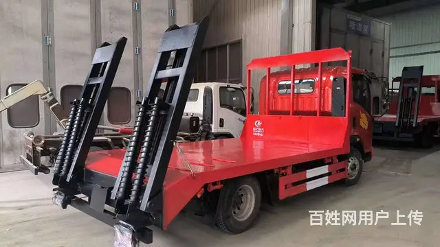 重汽豪曼蓝牌挖掘机平板车可拉10吨挖掘机可分期 - 图片 8