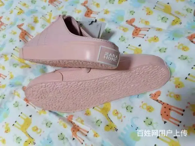 【闲置全新】ZARA一脚蹬女款休闲鞋 粉色 - 图片 1