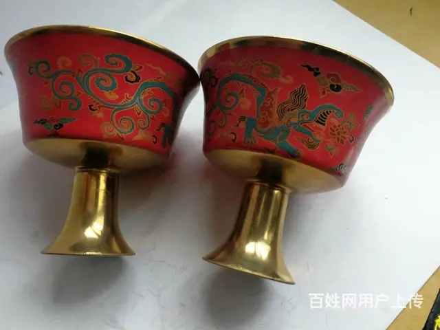 出售大明成化年天字罐鸡红高脚杯成化年皇帝登基杯 - 图片 8