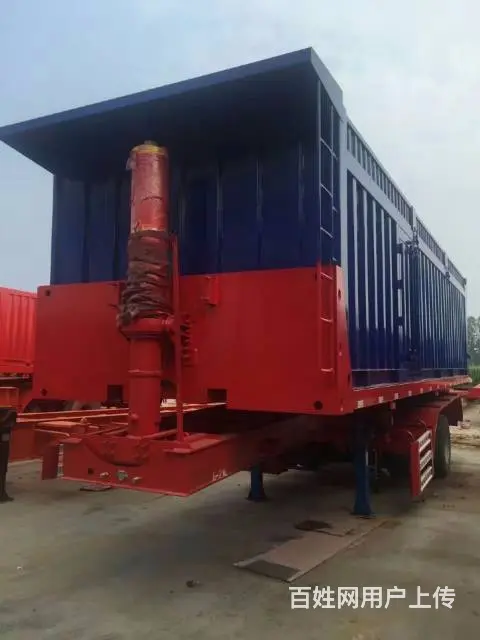 全车定制自卸平板后翻半挂车 专家制造 - 图片 11