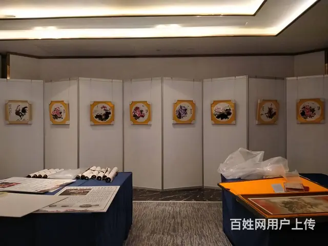广州八棱柱挂画展板租赁 - 图片 2
