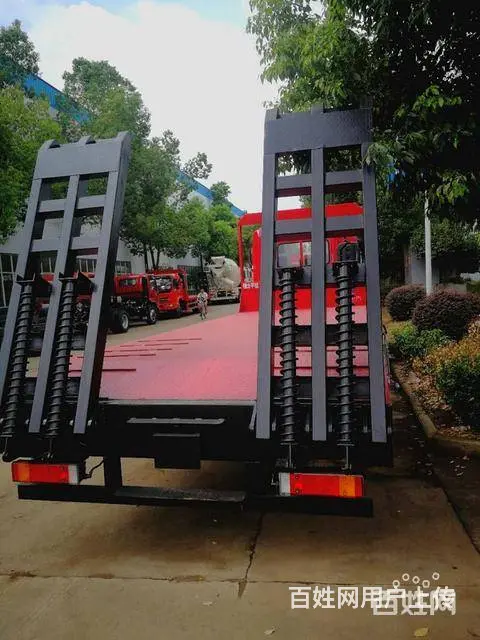 东风后双桥平板车 拖25吨重载型挖机全国可分期 - 图片 6