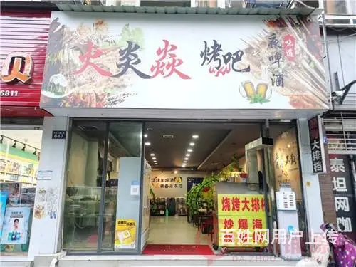 （达州铺源网）南庭春天石化南苑对面100㎡烧烤大排档转让 - 图片 1
