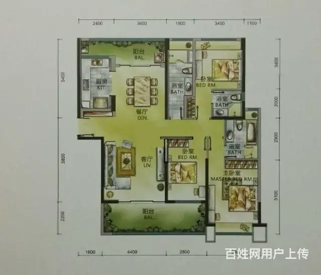 吉大 格力广场三期 双阳台  3房3卫 豪修  近拱北关口 - 图片 11