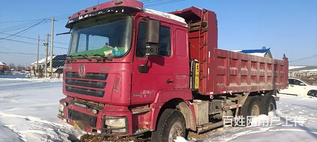 陕汽德龙后八轮翻斗车 - 图片 1