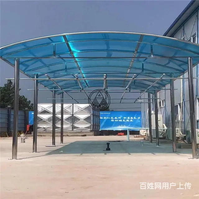 莱山阳光板采光顶莱山阳光板温室莱山阳光板车棚 - 图片 10