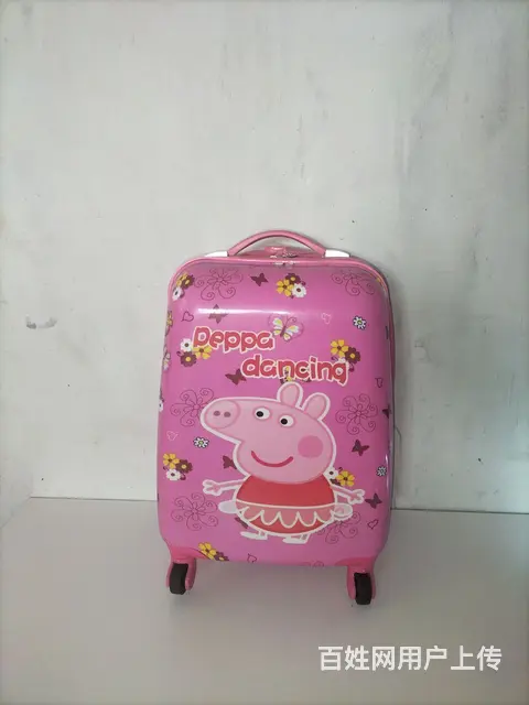 儿童行李箱小型卡通拉杆箱方形小学幼儿园女孩礼 - 图片 1