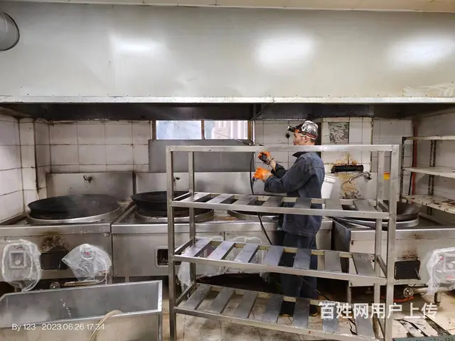 昆山开发区饭店油烟机净化器清洗风机清洗 - 图片 1