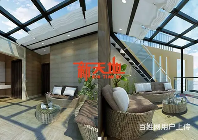 淄博玻璃雨棚玻璃顶阳光房铝合金阳光房电动伸缩遮阳棚 - 图片 2