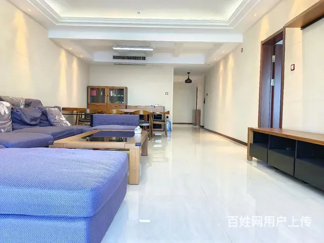 电梯海景房滨海广场市府小区世贸海湾精装188平出租 - 图片 2