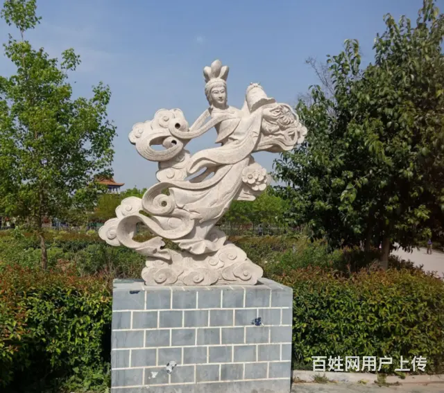 石雕飞天#人物雕塑 - 图片 3