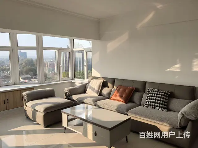 竹林金地华府电梯十楼85平两室两厅西明厅精装修带家具 - 图片 1