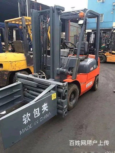 3吨纸卷夹叉车，进口卡斯卡特圆包夹叉车低价出售 - 图片 5