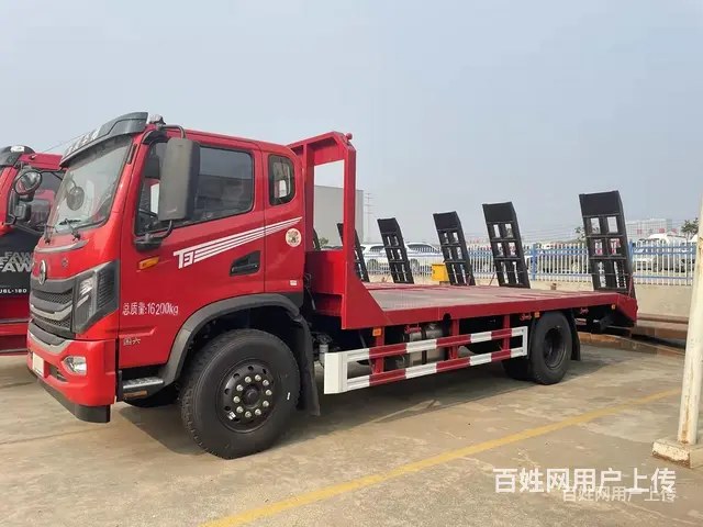 东风华神单桥挖机拖板车 平板车 高速不超载 - 图片 7