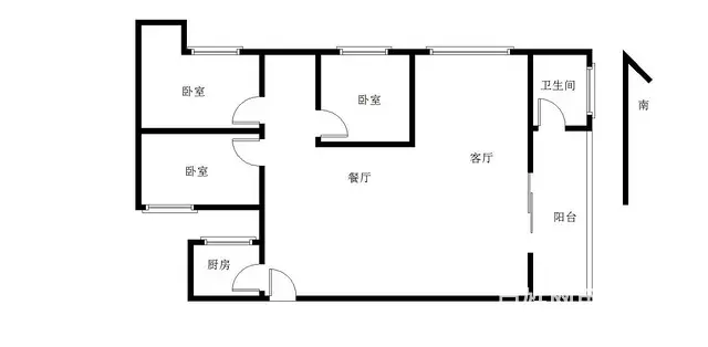 华海路 3室2厅120m?整租 家私家电齐全 拎包入住 - 图片 9