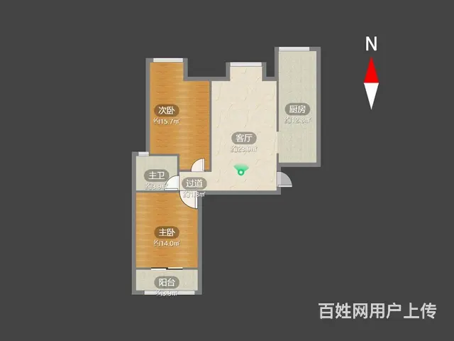 新上月馨苑2室2厅房东诚心出售看中可谈 - 图片 9