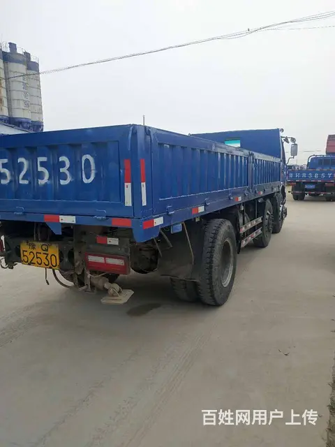6.3米二手奥驰D5平板小货车 前四后四  小黄牌 - 图片 5