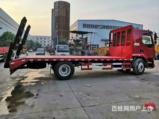 厂家直销东风柳汽拖板车 拖15吨挖机平板拖车可按揭 - 图片 5