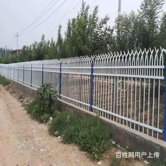 湛江锌钢护栏社区围墙隔离栏杆厂区外围铁栅栏成品栏杆 - 图片 4