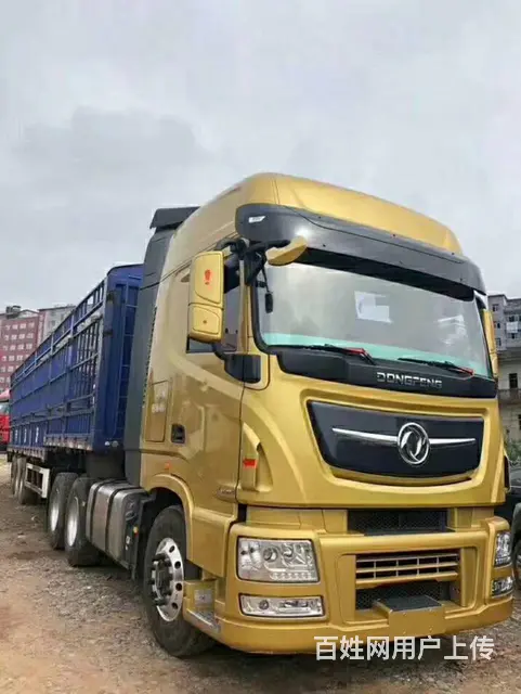 东风天龙 半挂车 仓栅式 国5 - 图片 1