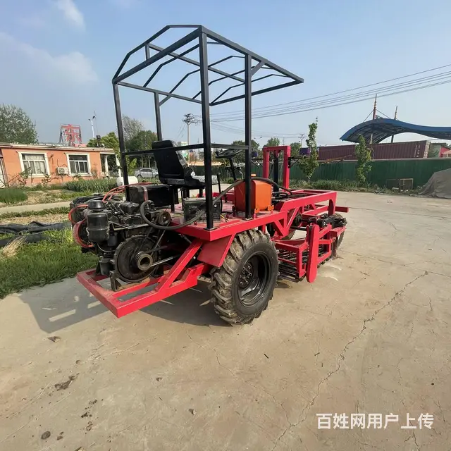 四轮两驱轮式自走式大蒜收获机 农业用收大蒜设备LL - 图片 2