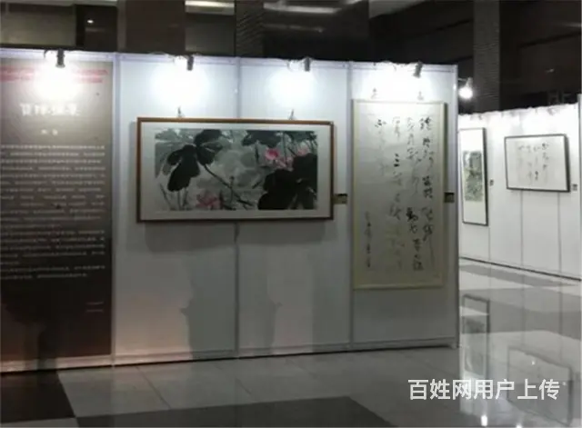 广州八棱柱书画展板租赁，广州八棱柱画展展板出租 - 图片 5