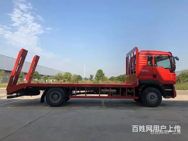 平顶山国六重汽豪沃挖机拖车13吨挖机平板拖车多少钱一辆 - 图片 4