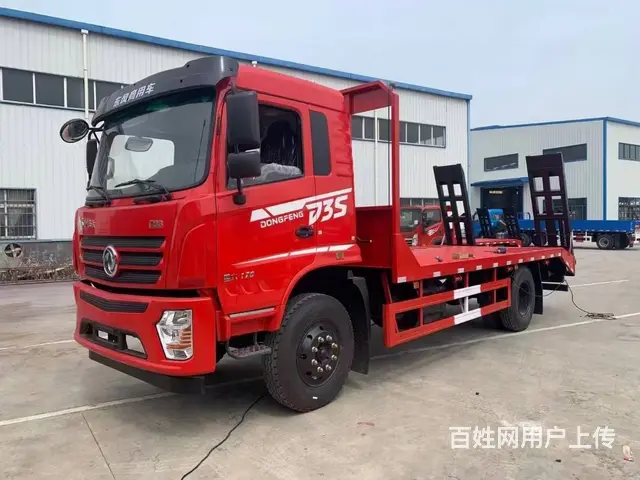 170马力15吨单桥挖机平板拖车 国六拖板车 厂家 - 图片 3