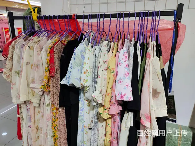 处理服装店双杆衣服架子，单杠衣服架子，衣服撑子 - 图片 3