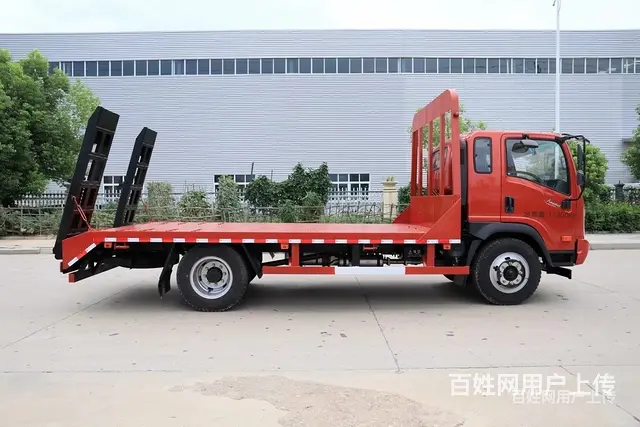 临夏 大运单桥拖758090挖机的平板车 厂家地址联系电话 - 图片 4