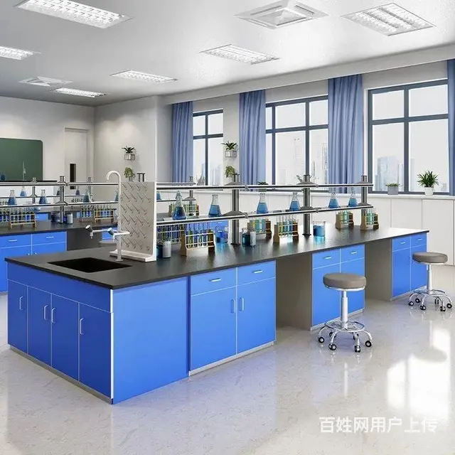 钢木全钢PP实验桌 化学操作台不锈钢试验台 - 图片 1