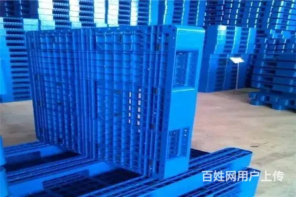 二手塑料地拍子塑料托盘二手叉车栈板防渗漏平台防潮板 - 图片 1