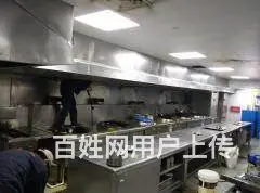 昆山淀山湖酒店餐厅厨房油烟机清洗公司 油烟管道清洗 - 图片 2