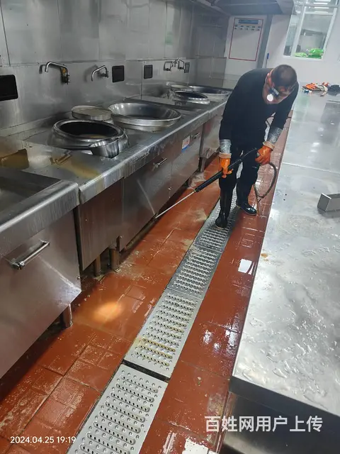 昆山陆家工厂食堂油烟机净化器清洗风机清洗 - 图片 3
