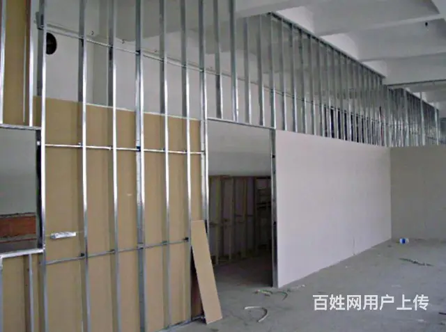 徐州吊顶隔墙 徐州轻质砖隔墙 徐州厂房办公室装修 - 图片 1