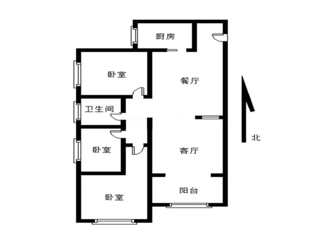 二 中石阳宏泰名居，中间楼层精装3房，光线好，拎包入住满两年 - 图片 12