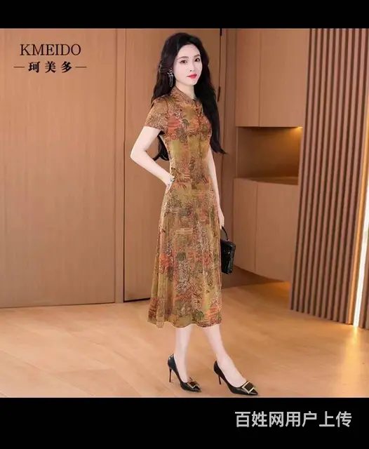 法丝柯夏季旗袍连衣裙 - 图片 4