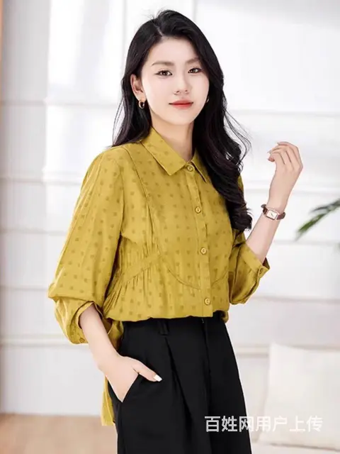 武汉品牌女装梵玲组合春秋季汉派小衫折扣服装货源 - 图片 8