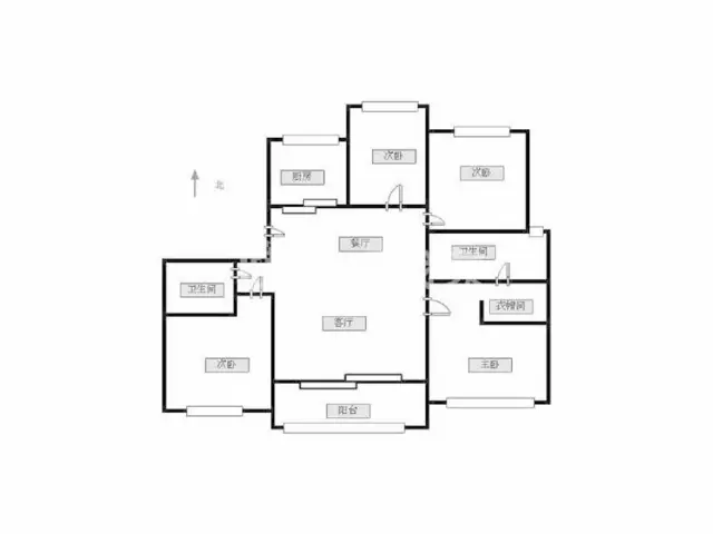 钟楼教科院F小次新房开发商精装4室中央空调交通便利 - 图片 11