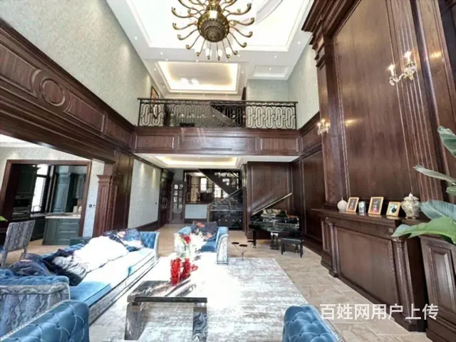 汇锦庄园 双拼别墅 使用1000米 8室带车库 300米花园 - 图片 3