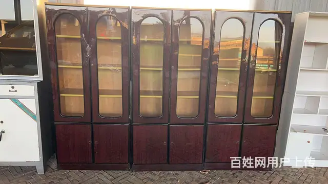 闲置二手实木书柜文件柜，占地方没地方放，便宜卖 - 图片 2