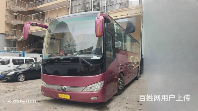 粤牌国四47座气囊中门宇通6119旅游车 - 图片 1