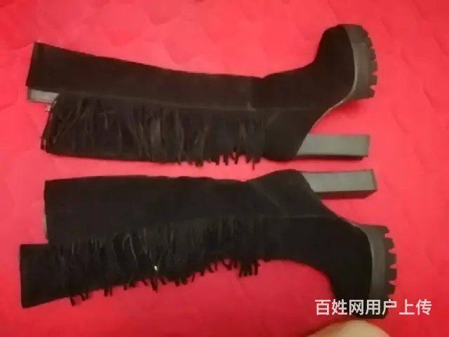 全新全牛皮高跟女靴白菜价出售 - 图片 3