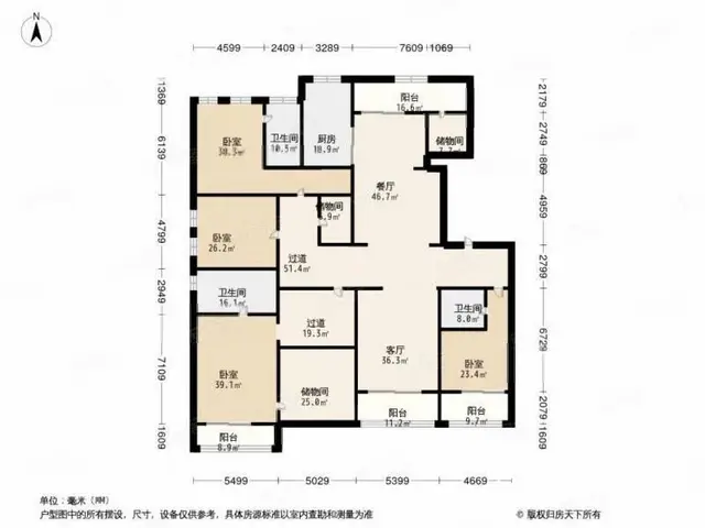地铁房巨凝金水岸(天宁) 大平层 前排景观房 高性价比 - 图片 12
