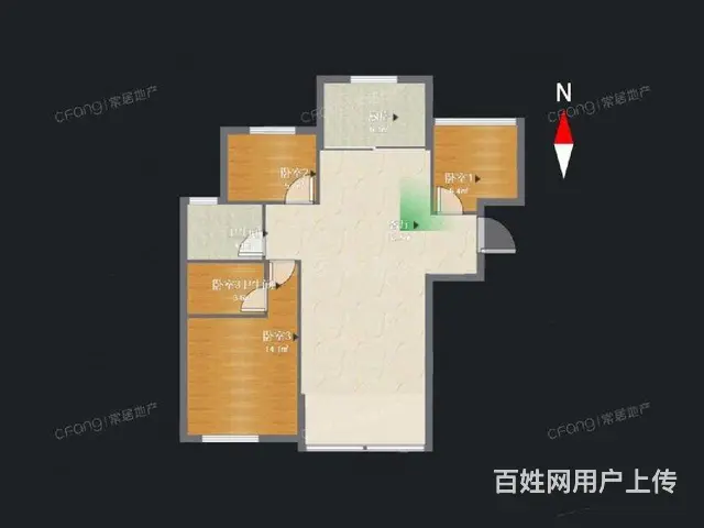 新上中吴大道弘阳广场旁南北通透三房房东诚心出售 - 图片 9