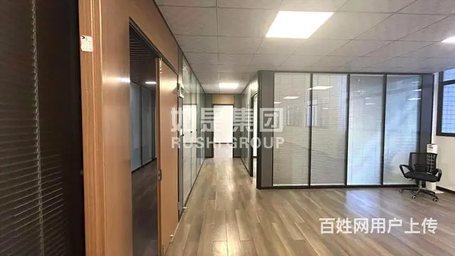 写字楼出租采光好精装平层层高4.5米办公店里钥匙过百把可对比 - 图片 1