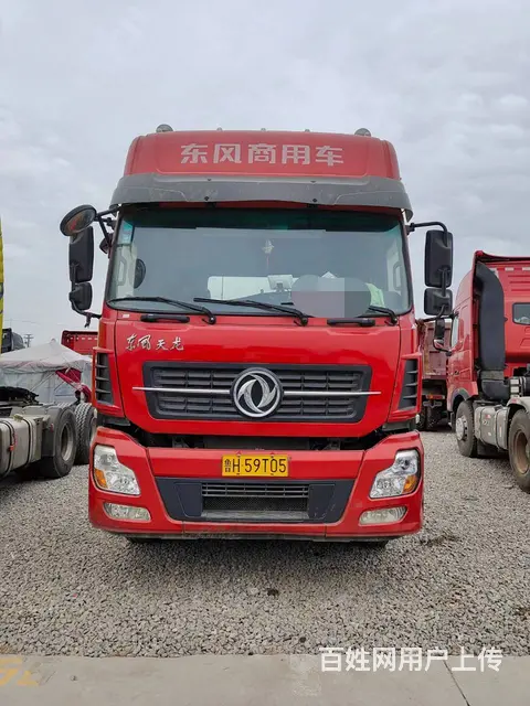 东风天龙 牵引车 国5无事故，手续全 - 图片 2