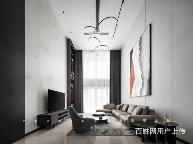 别墅装修 | 385㎡现代简约风格实景案例赏析 - 图片 2