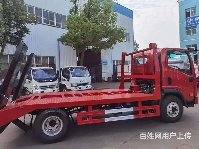 大运国六蓝牌 拉60 75 90小挖掘机平板车厂家 - 图片 5